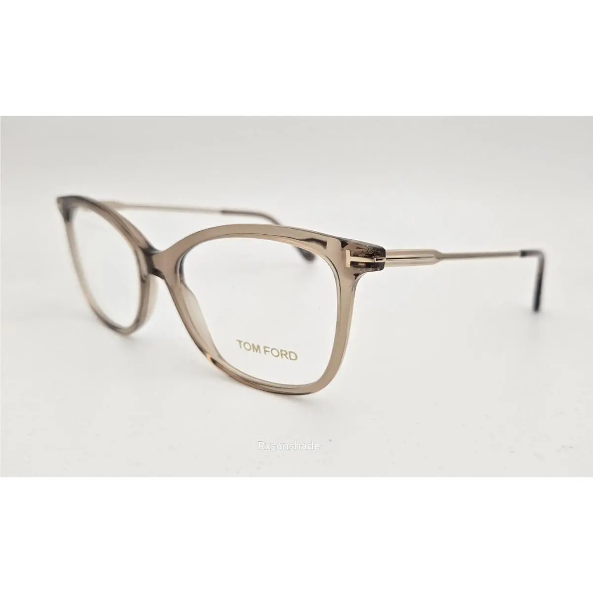 Tom Ford Eyeglasses TF 5510 Color 045 Brown Gold Square Size 52 Women`s
