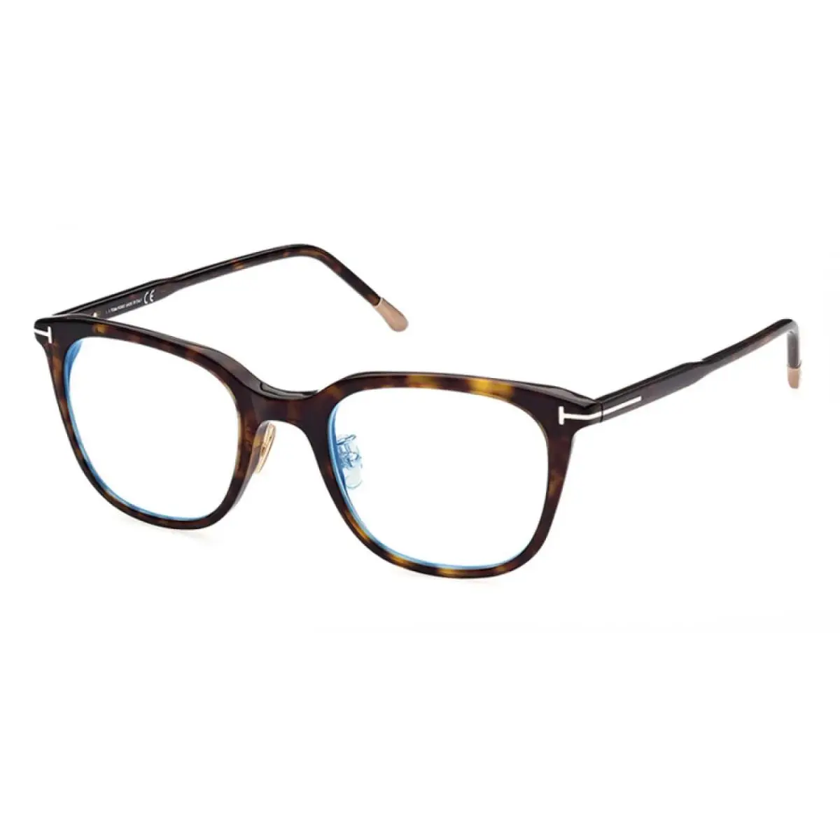 Tom Ford TF5776-D-B 052 Square Dark Havana 53 mm Men`s Eyeglasses Frame