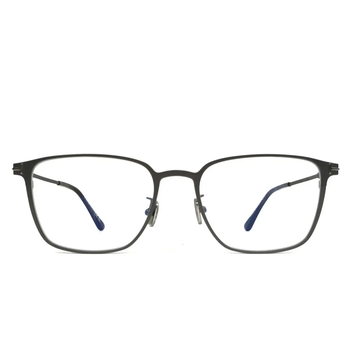 Tom Ford Eyeglasses Frames TF6055-D-B 012 Shiny Dark Ruthenium Square 56-19-145