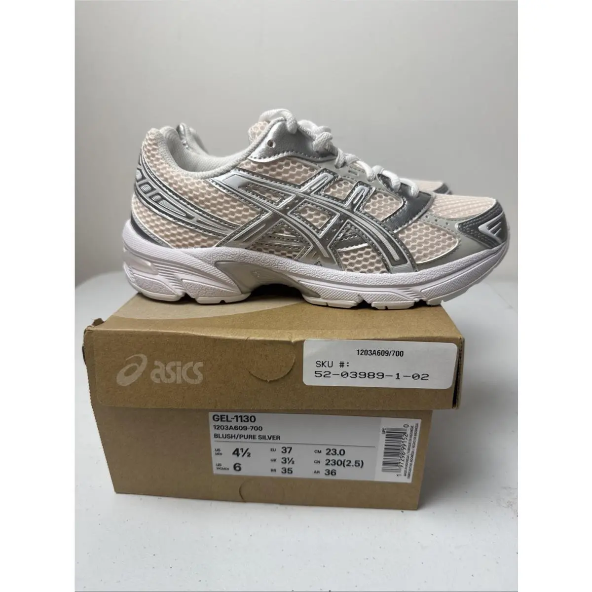 Asics shoes - ASICS GEL-1130 - 1203A609-700 - Blush/Pure Silver (UPC: 0197298991520) 0