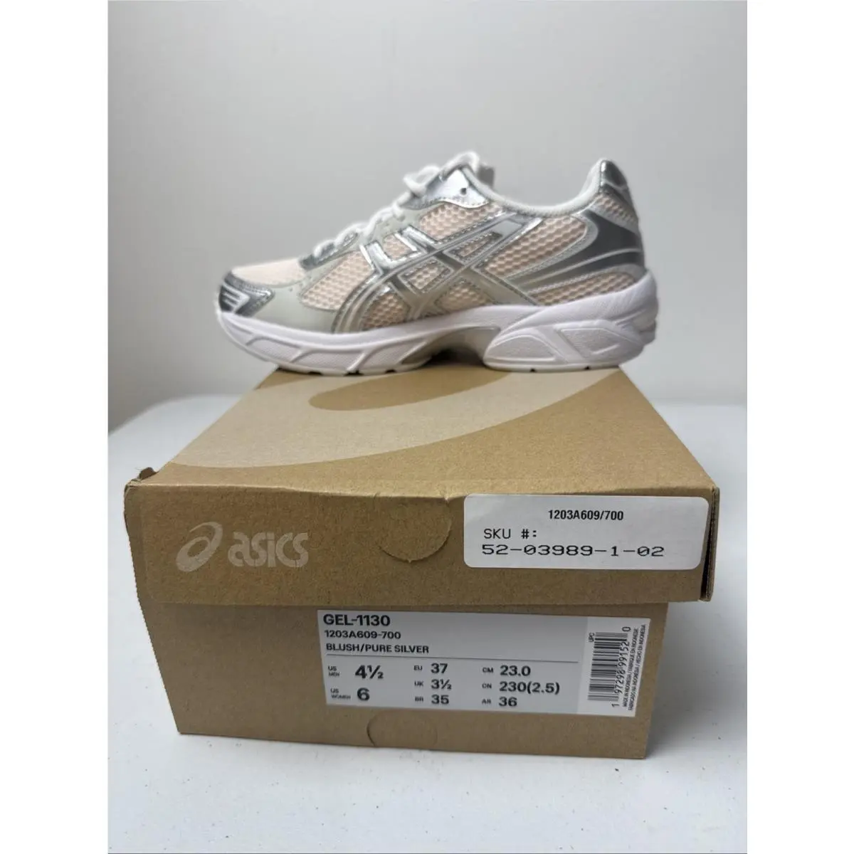Asics shoes - ASICS GEL-1130 - 1203A609-700 - Blush/Pure Silver (UPC: 0197298991520) 2