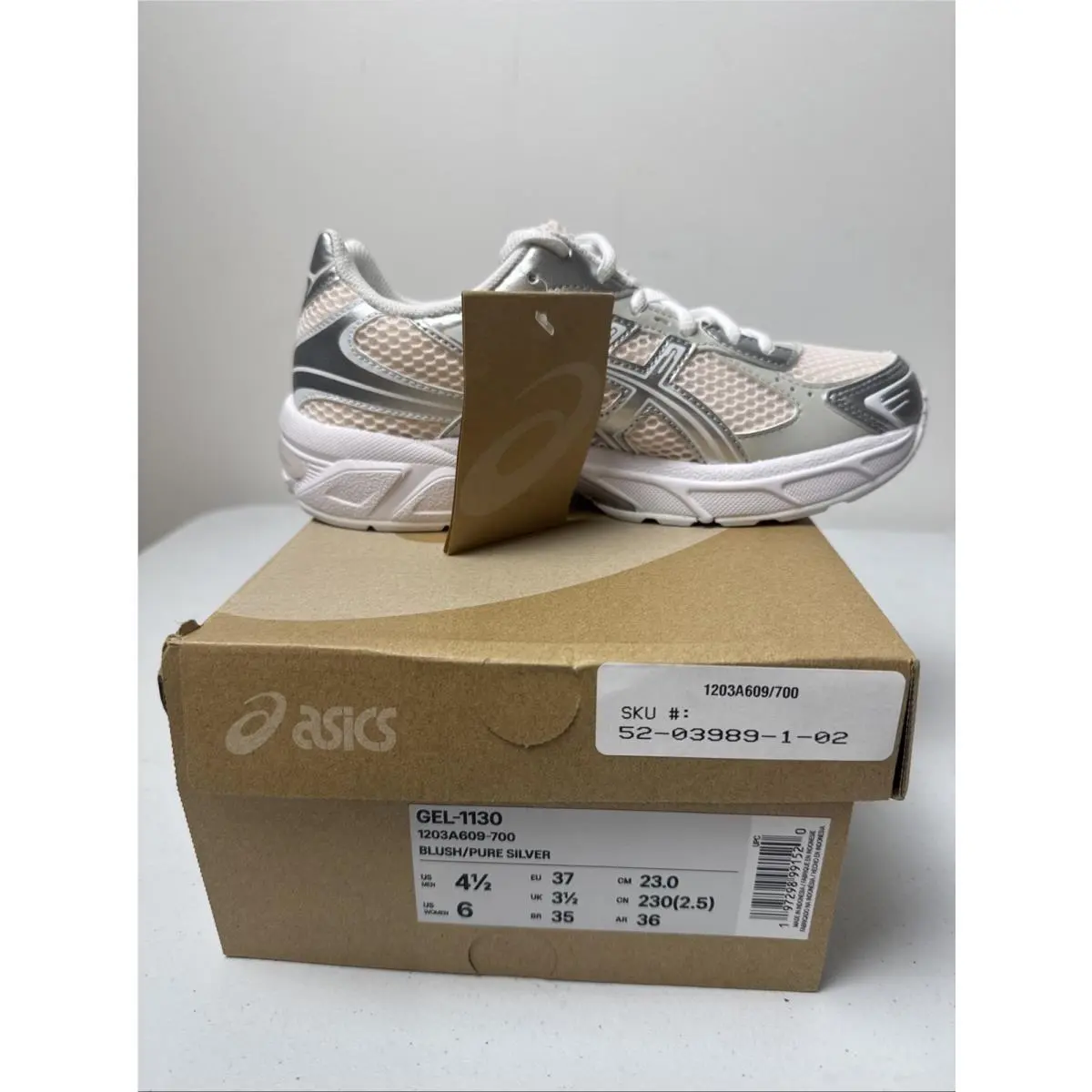 Asics shoes - ASICS GEL-1130 - 1203A609-700 - Blush/Pure Silver (UPC: 0197298991520) 3