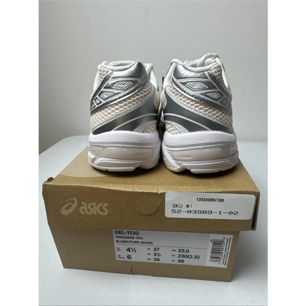 Asics shoes - ASICS GEL-1130 - 1203A609-700 - Blush/Pure Silver (UPC: 0197298991520) 5