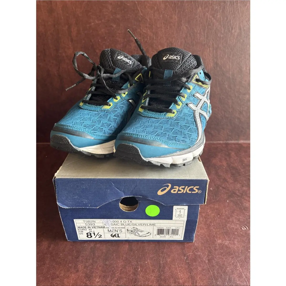 Asics GT-1000 4 G-tx T5B2N Mosaic Blue 8.5