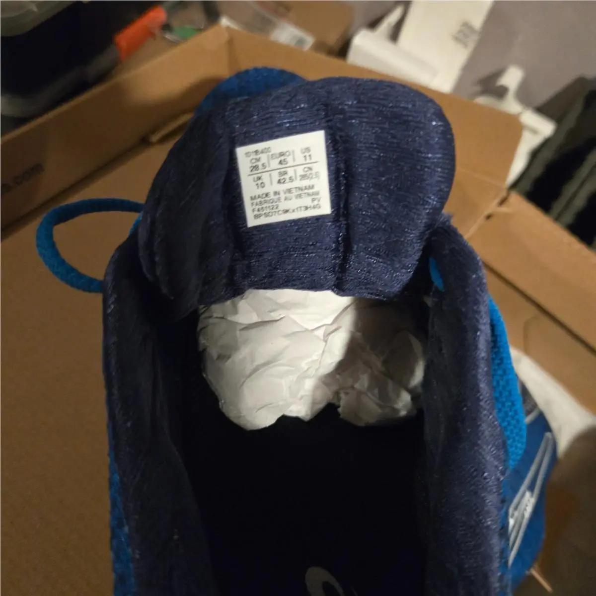 Asics shoes - asics gel saiun - gel saiun - 1011B400-400 - electric blue 3