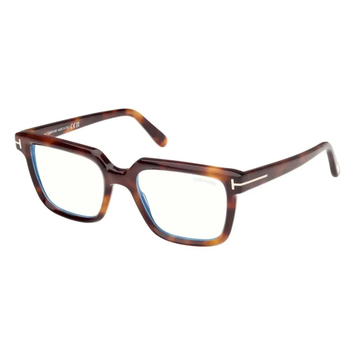 Tom Ford TF5889-B 053 Square Blonde Havana 53 mm Men`s Eyeglasses Frame