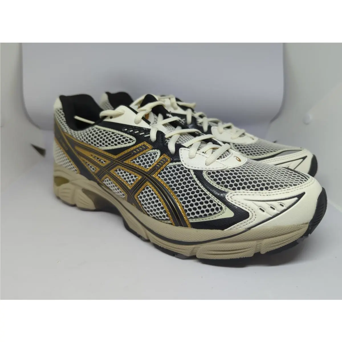 Asics Mens GT-2160 Running Shoes Cream Pure Gold Sz 11 1203A275-114