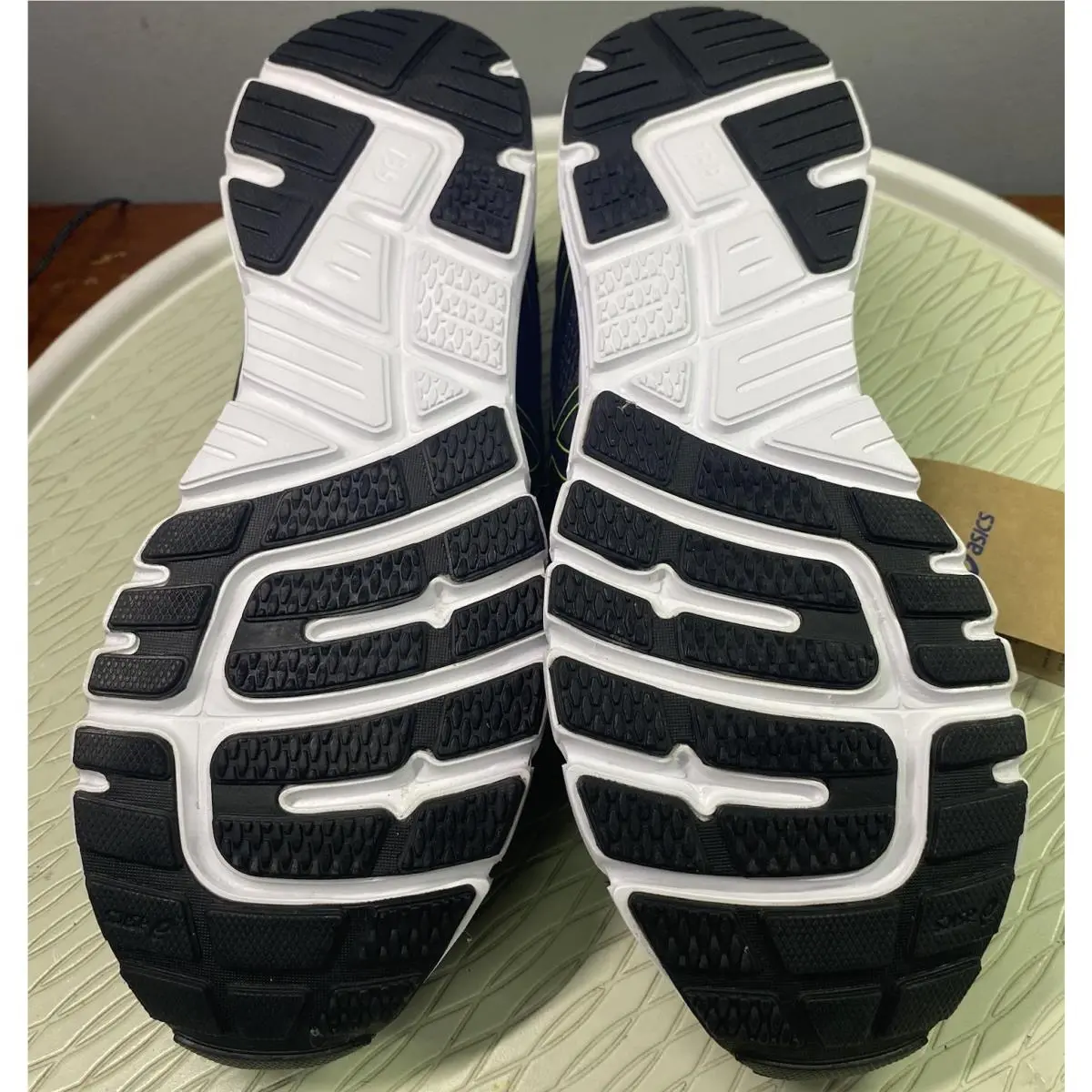 Asics shoes - ASICS GEL-33 RUN - RUN - 1011B438-003 - Black, Hazard Green 5