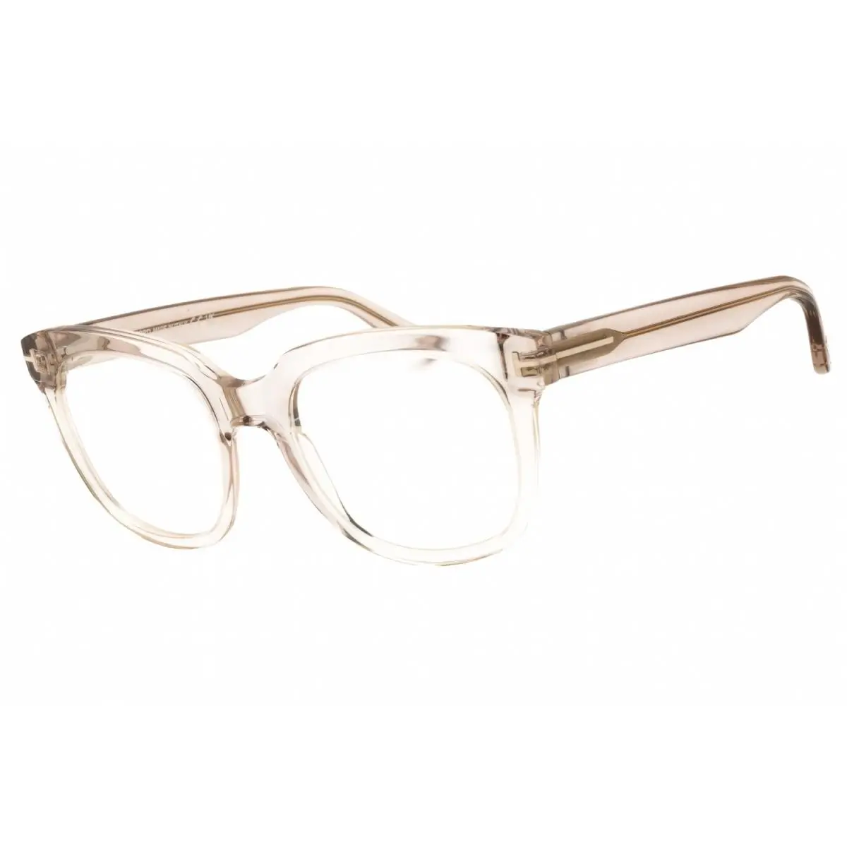 Tom Ford TF5537-B 072 Square Shiny Crystal Pink 52 mm Women`s Eyeglasses Frame