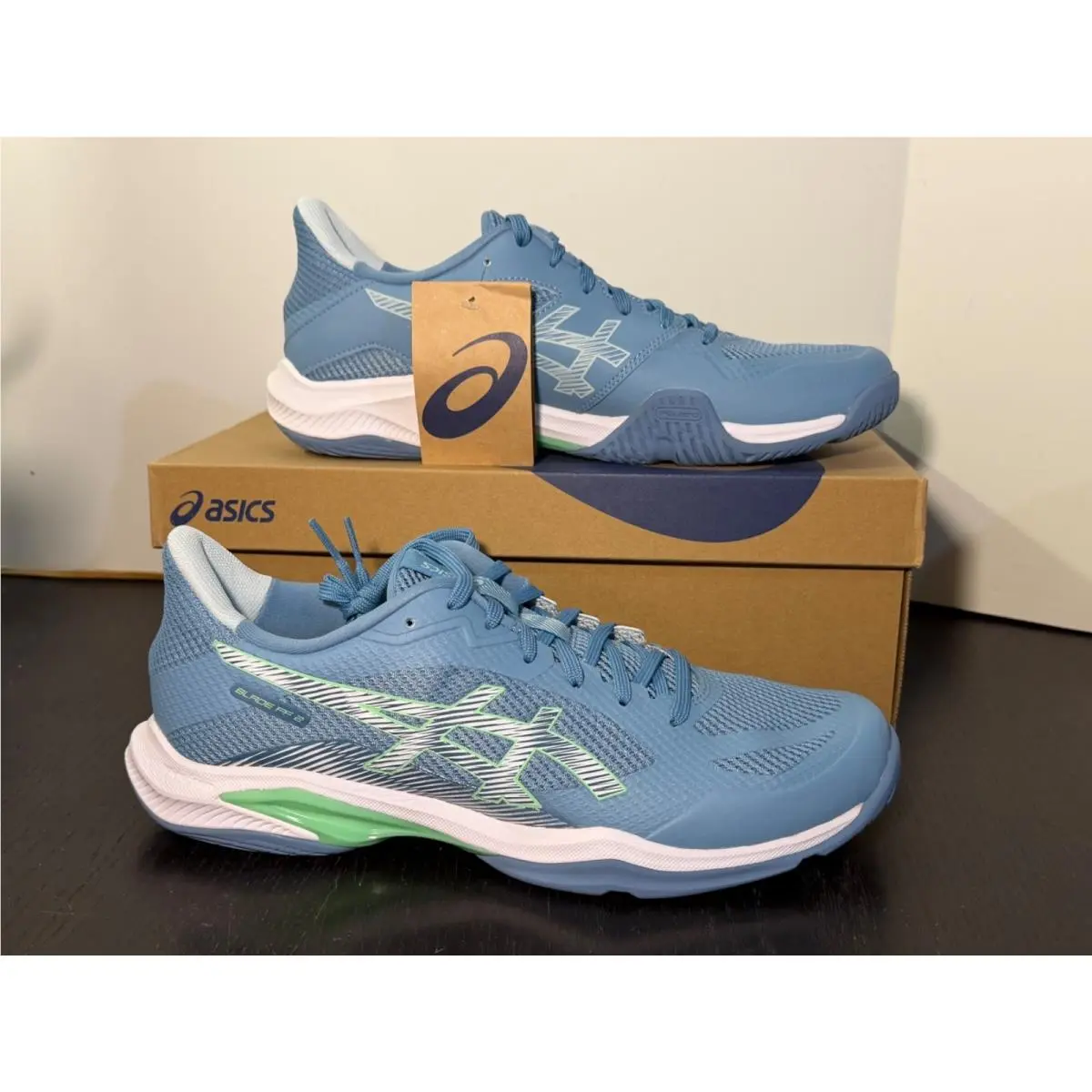 Asics shoes - Blue, Green, White 0