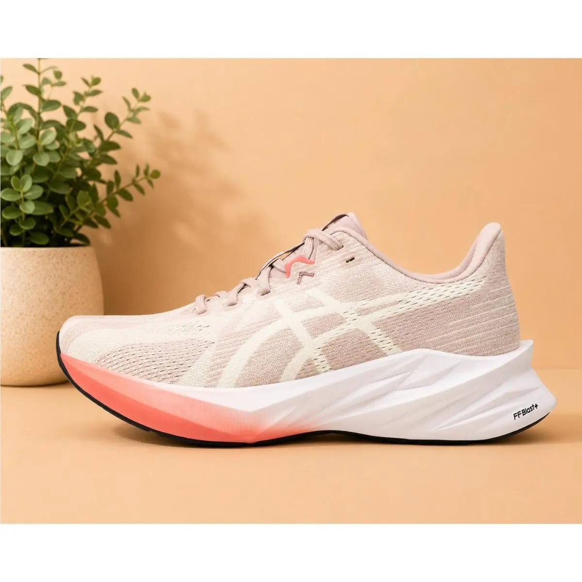 Asics Dynablast 5 Women`s Running Shoes Fawn Oyster White Size 12 - Cream