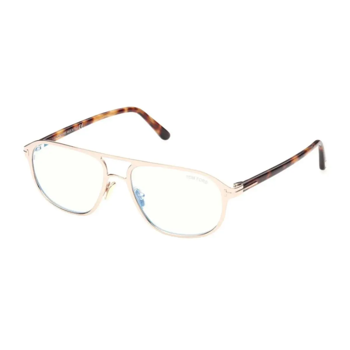 Tom Ford TF5751-B 028 Aviator Gold 57 mm Men`s Eyeglasses Frame