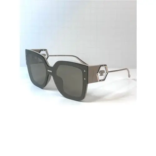 SPP041 Col 6CTG Titanium Sunglasses. New by Philipp Plein