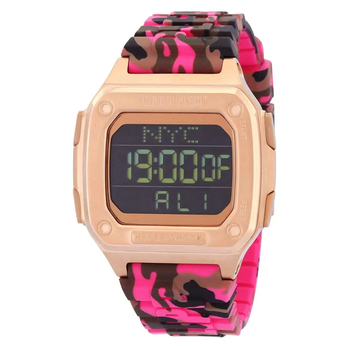 PWHAA1622 Hyper Shock Black Dial 44 x 40 mm Unisex Watch by Philipp Plein