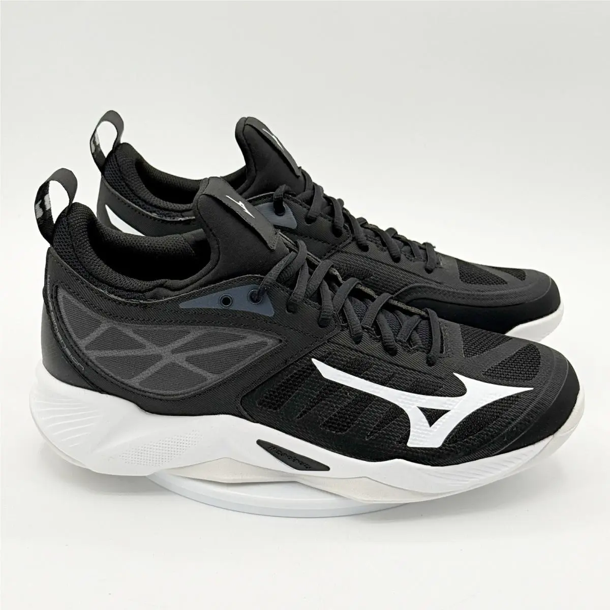 Mizuno Wave Dimension Volleyball Shoes Size 9.5 Womens Black White