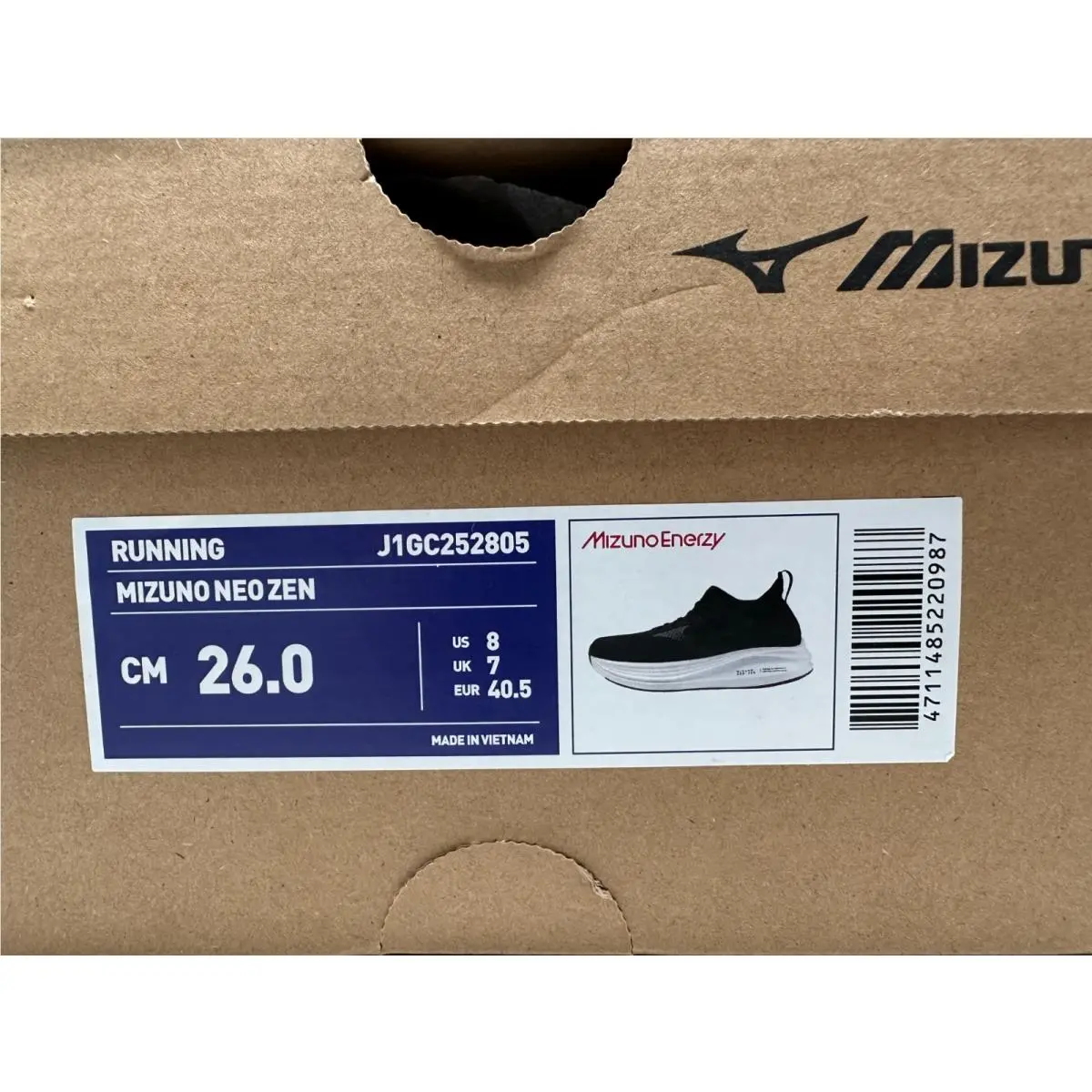 Mizuno shoes - Neo Zen - Neo Zen - J1gc252805 - Black (UPC: 4711485220963) 2