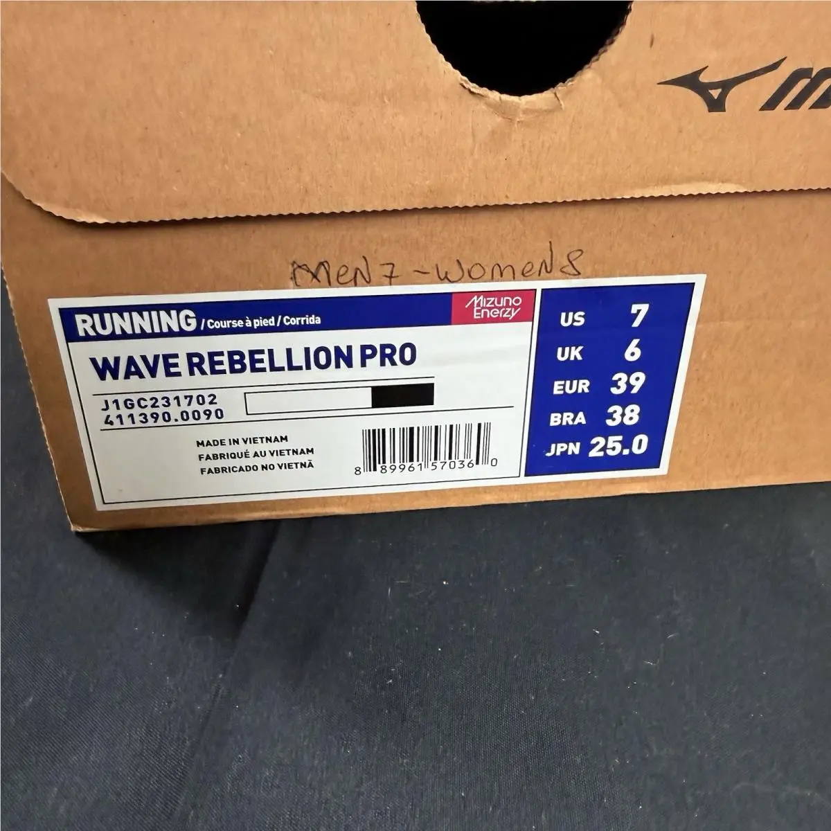 Mizuno shoes - Mizuno Wave Rebellion Pro - Wave Rebellion Pro - J1GC231702 - Black 8