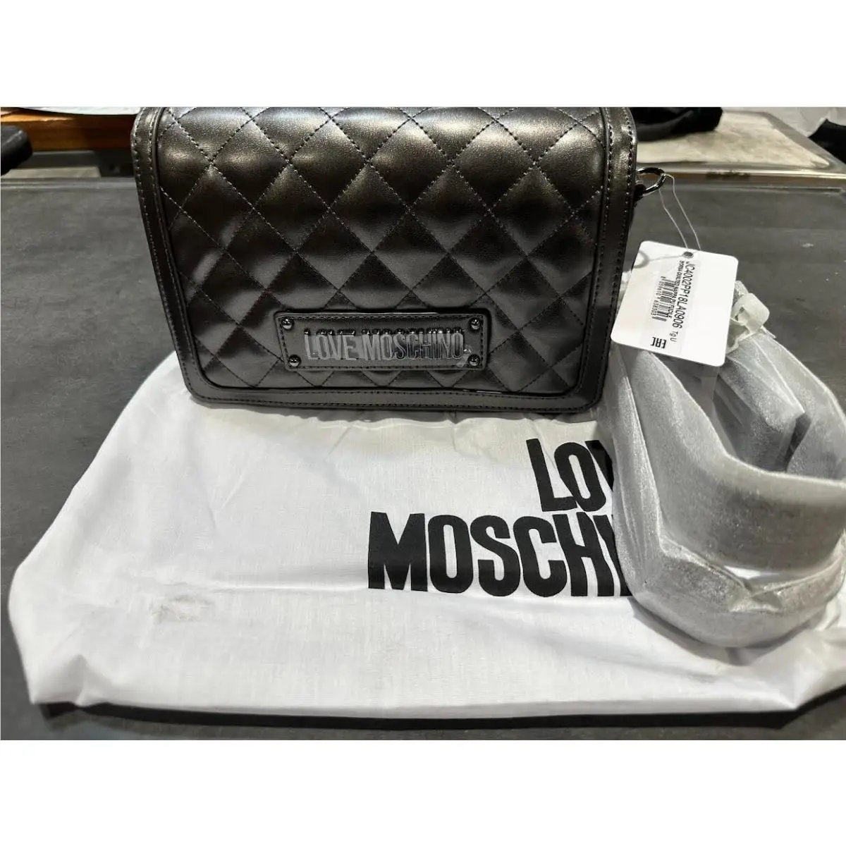 Love  Borsa Quilted Nappa Pu Fucile by Moschino