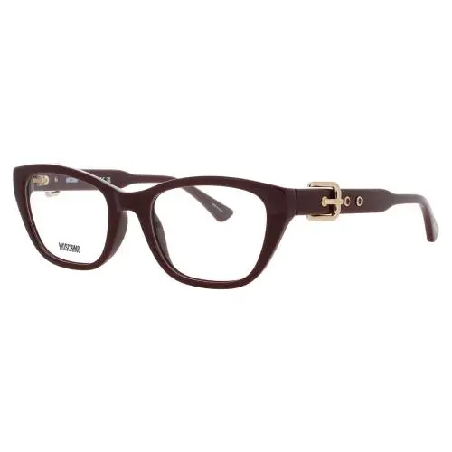 Moschino MOS608-LHF-51 Eyeglasses Eye Glasses Lhf Burgundy 51mm