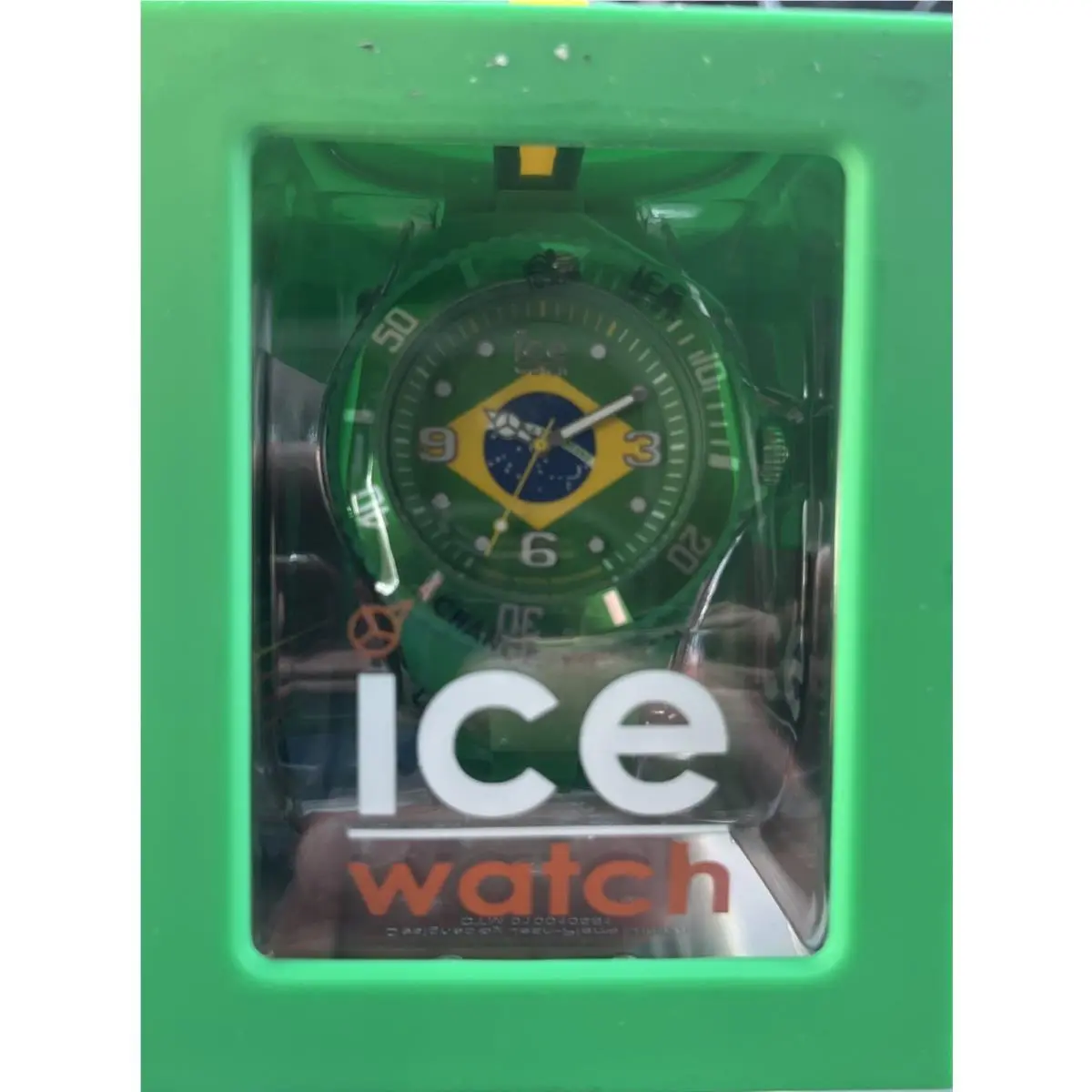 Ice Watch - World Brazil Edition Silicone Strap Unisex Watch WO.BR.B.S.12