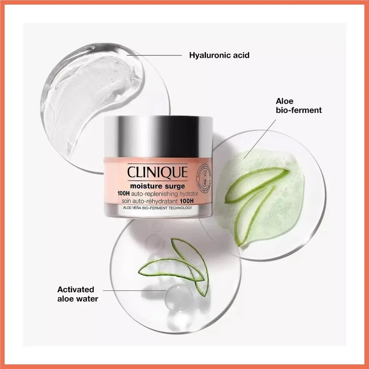 2x  Moisture Surge 100H Auto-replenishing Hydrator 4.2oz by Clinique