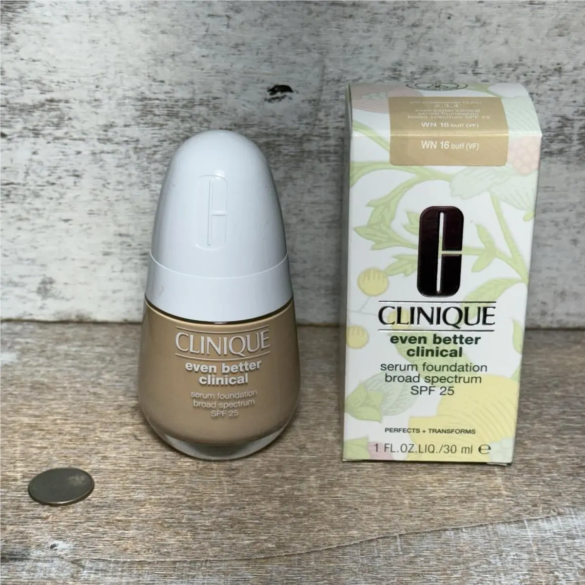 Clinique Even Better Clinical Serum Foundation in WN 16 Buff VF