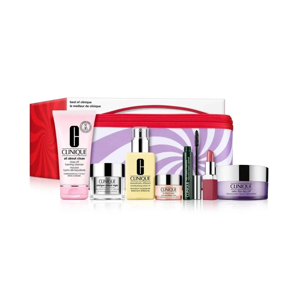 Best Of  Skincare Makeup Set w/ Cosmetic Bag RP Boxed by Clinique