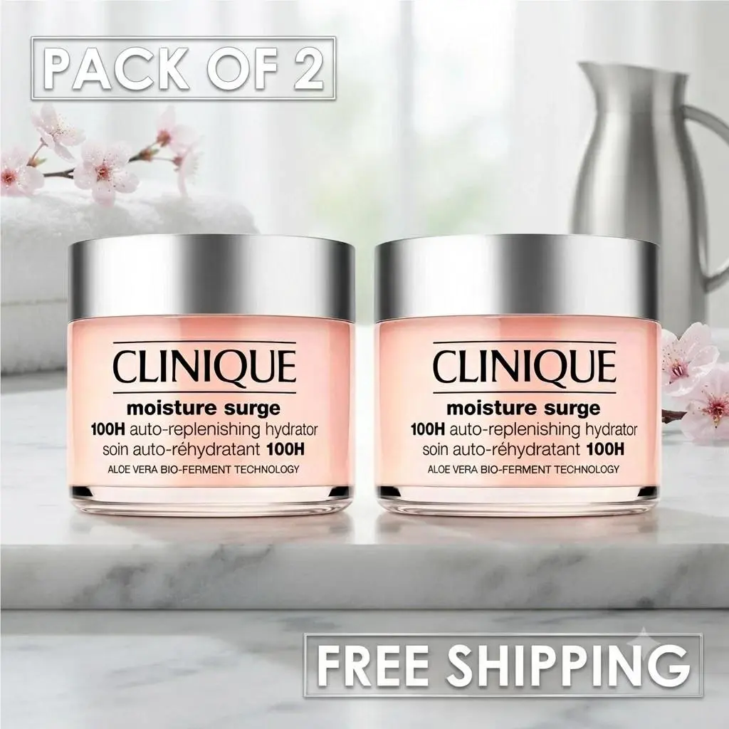 Pack of 2 -  Moisture Surge 100H Hydrator 125ml 4.2oz by Clinique