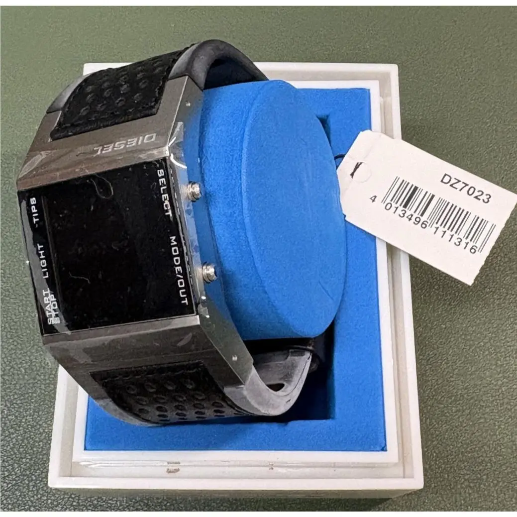 Men`s Diesel Stainless Steel Digital Watch Model DZ-7023