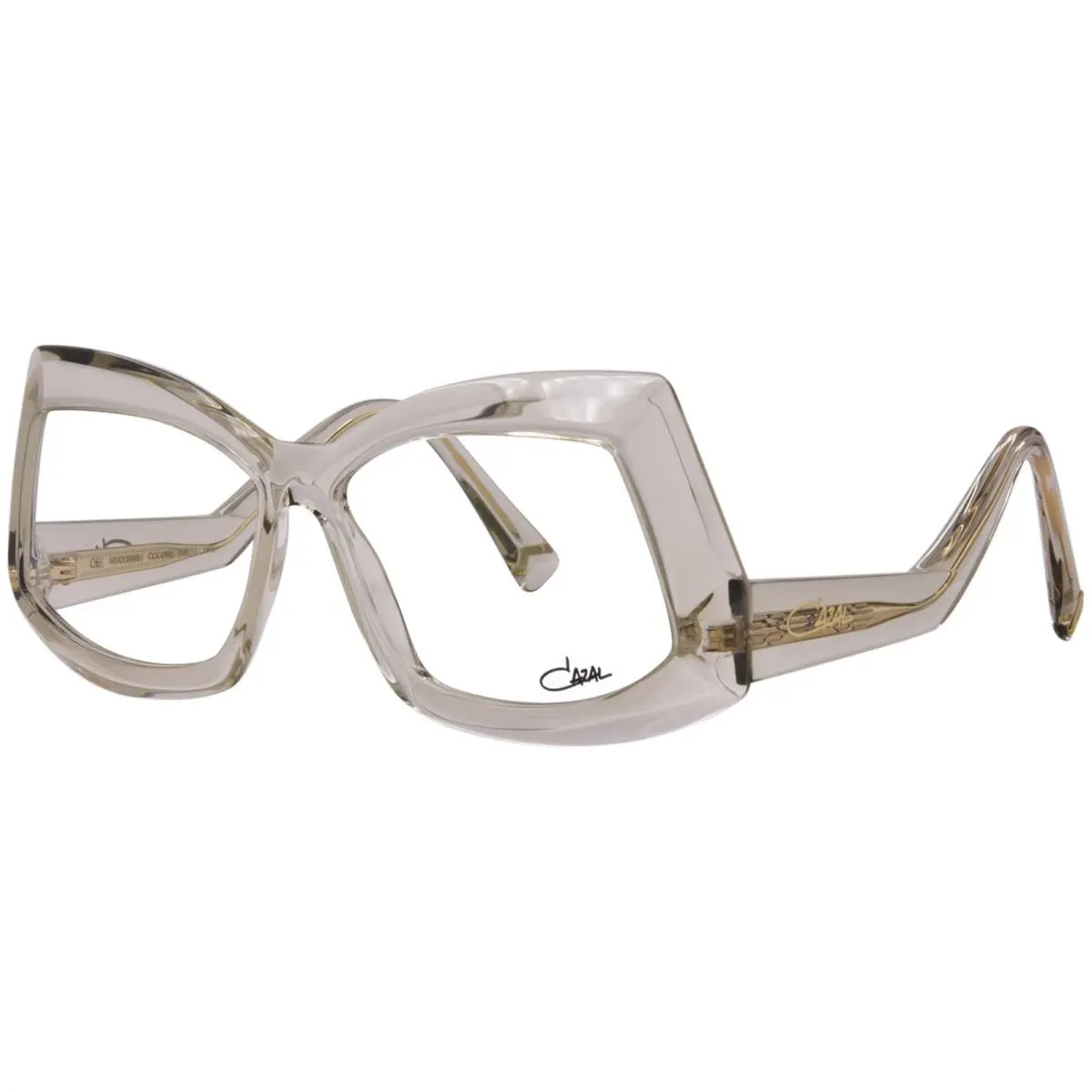 Cazal 5005 002 Eyeglasses Women`s Bright Green/gold Full Rim Butterfly 56mm
