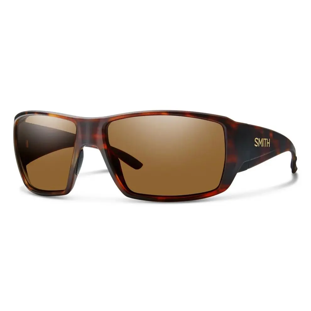 Smith Guide`s Choice Sunglasses Matte Tortoise | ChromaPop Glass Polarized Brown by Smith Optics