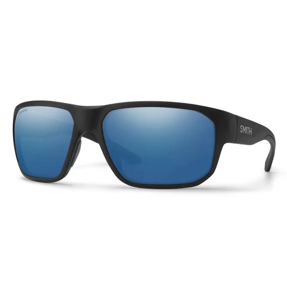 Smith Arvo Sunglasses Matte Black | ChromaPop Polarized Blue Mirror by Smith Optics