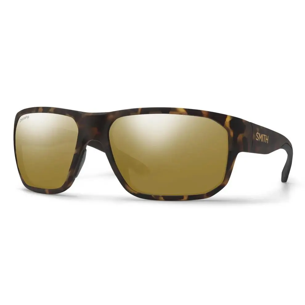 Smith Arvo Sunglasses Matte Dark Tortoise | ChromaPop Polarized Bronze M by Smith Optics
