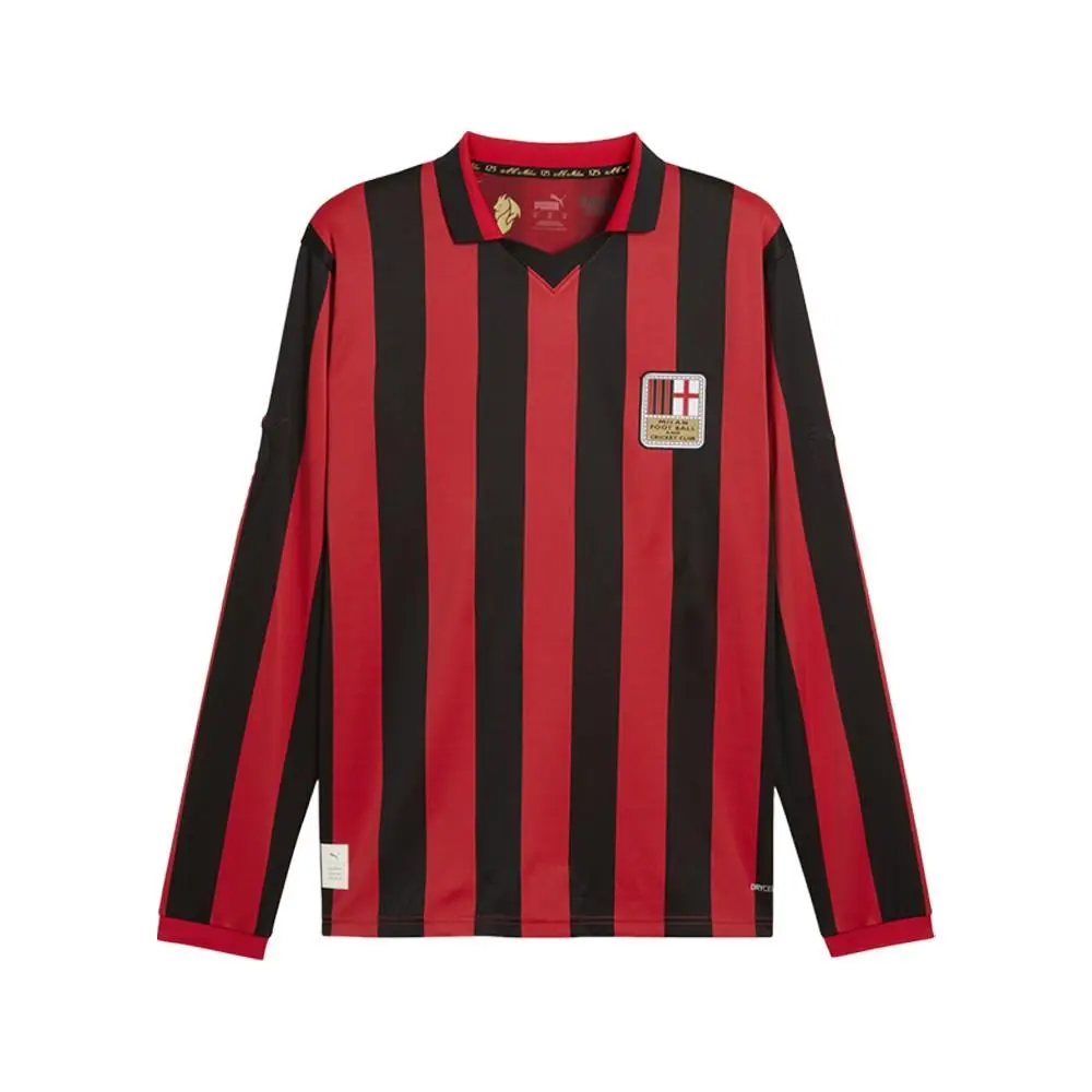 Ac Milan 125Th Anniversary Authentic Long Sleeve Jer Ac Milan 125Th Anniversary Long Sleeve Jersey Mens Black by Puma