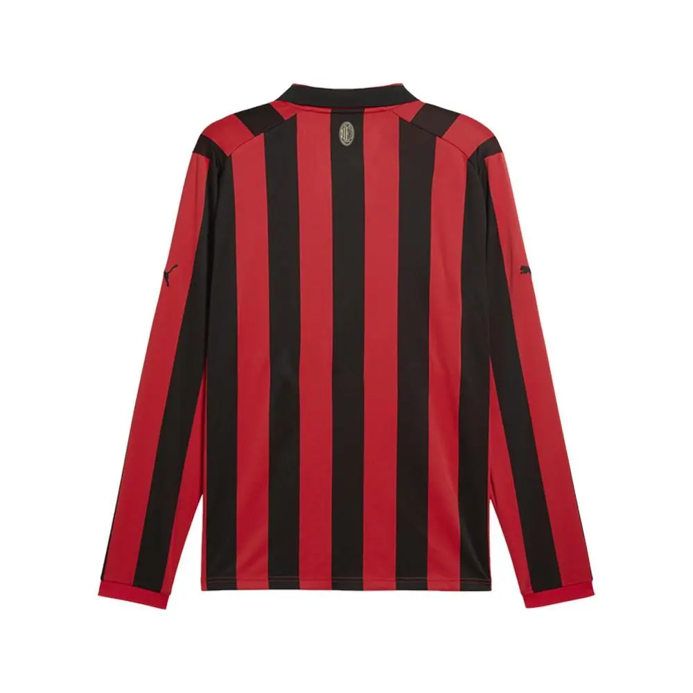 Puma clothing - PUMA Ac Milan 125Th Anniversary Authentic Replica Long Sleeve Jer - 77505204 - Black 0