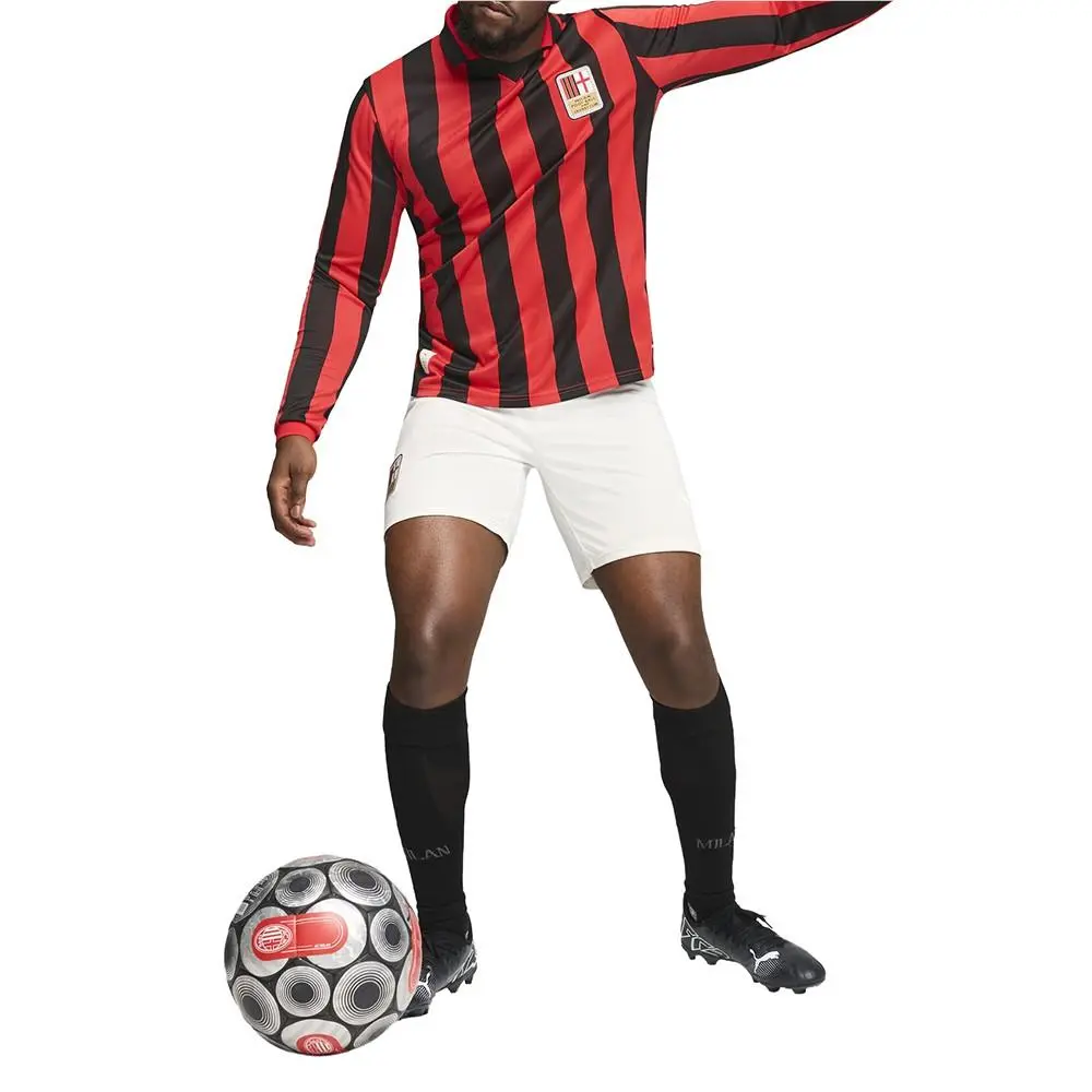 Puma clothing - PUMA Ac Milan 125Th Anniversary Authentic Replica Long Sleeve Jer - 77505204 - Black 3