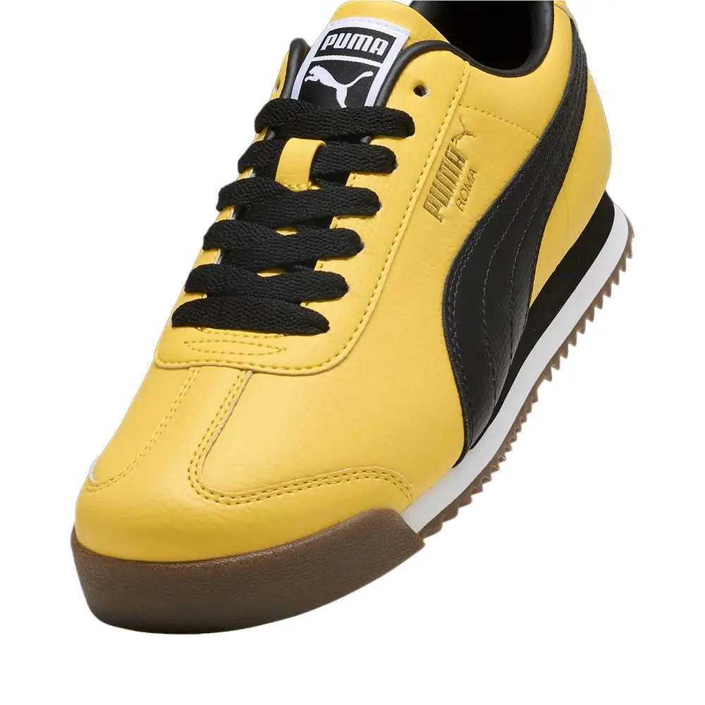 Puma shoes - PUMA Roma 24 Standard Lace Up - 39686813 - Yellow 4