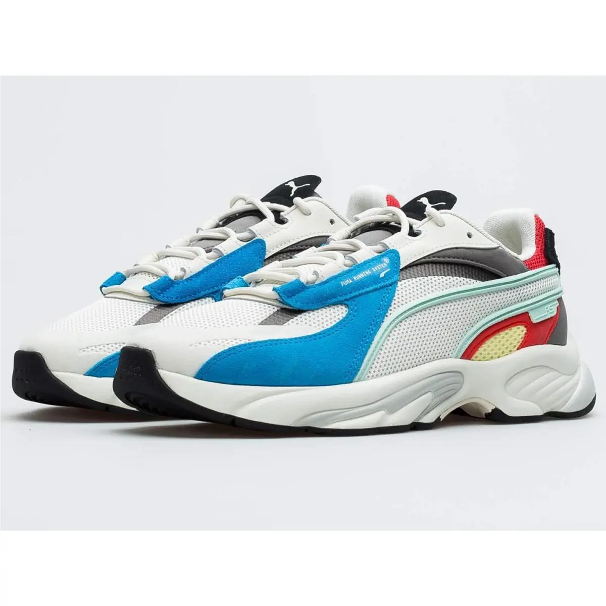 Puma shoes - PUMA RS - 375152-02 - White/Vaporous Grey/Energy Blue 9