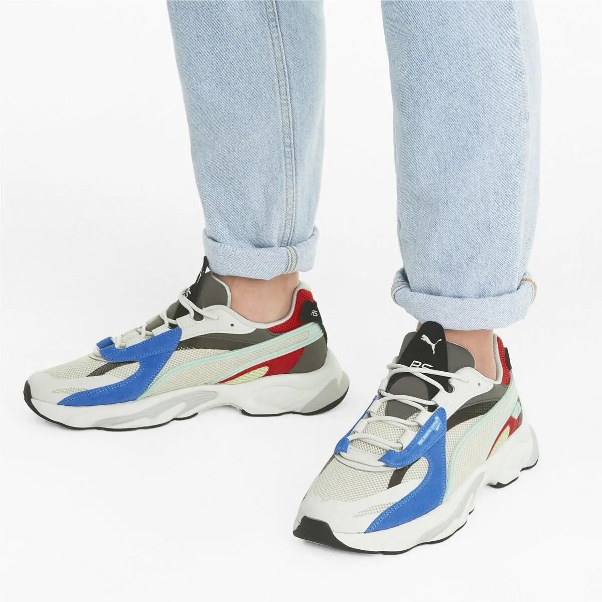 Puma shoes - PUMA RS - 375152-02 - White/Vaporous Grey/Energy Blue 16