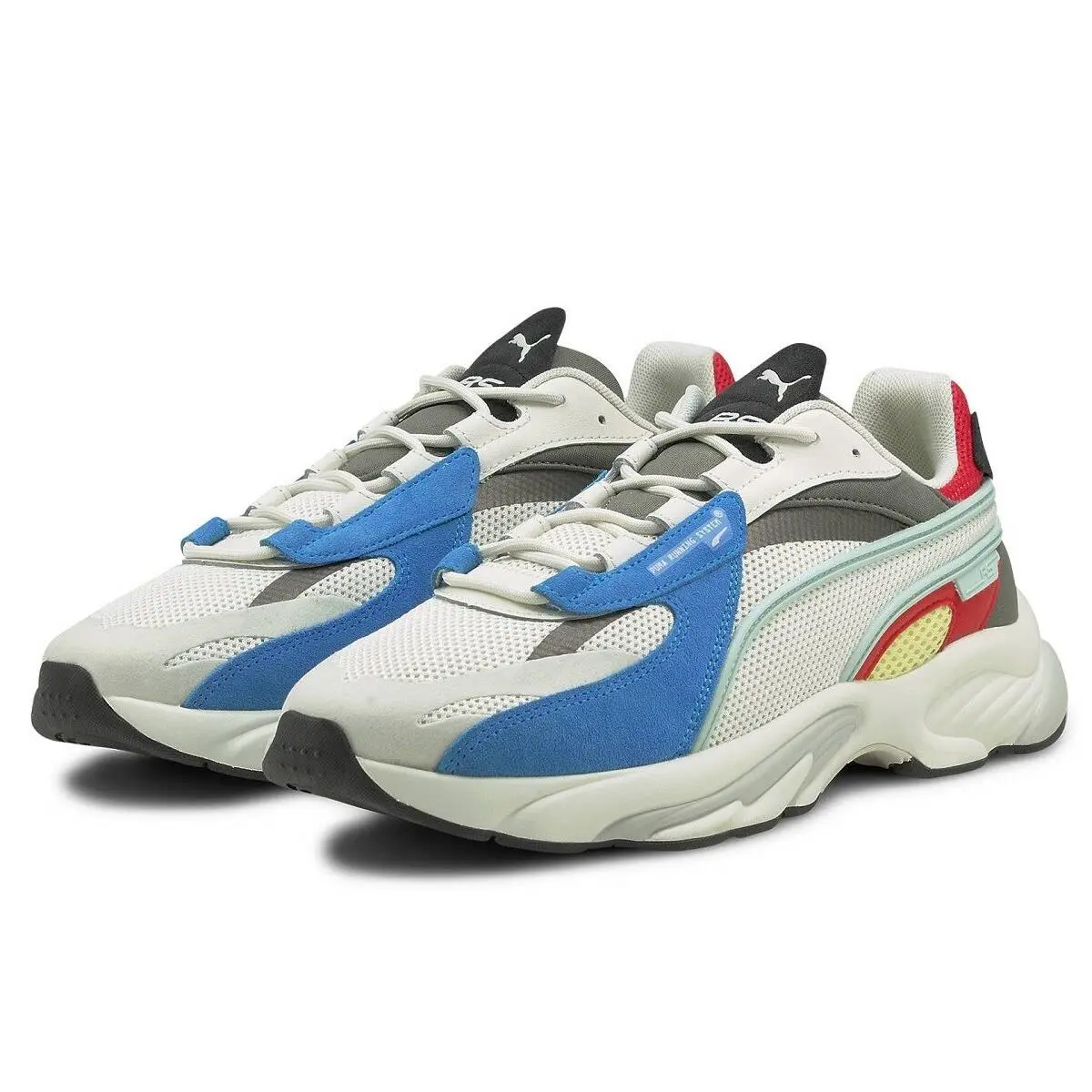 Puma shoes - PUMA RS - 375152-02 - White/Vaporous Grey/Energy Blue 11