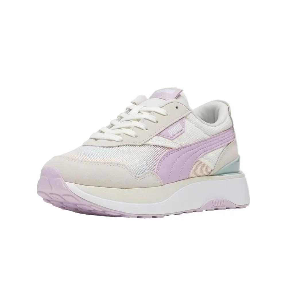 Puma shoes - PUMA Cruise Rider Summer Daze Lace Up - 39826601 - Off White, Purple 0
