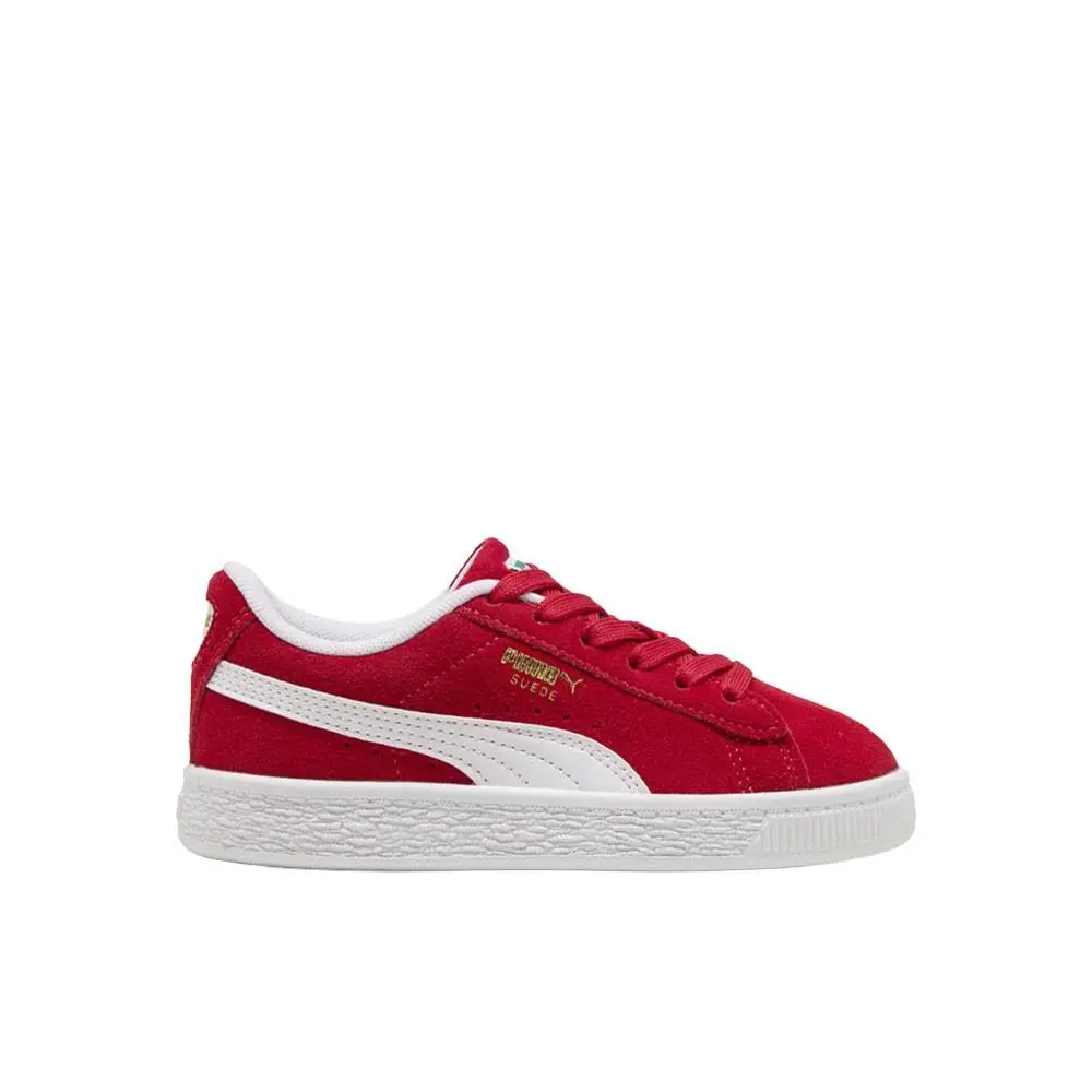 Puma Suede Classic Lace Up Youth Boys Red Sneakers Casual Shoes 39985402