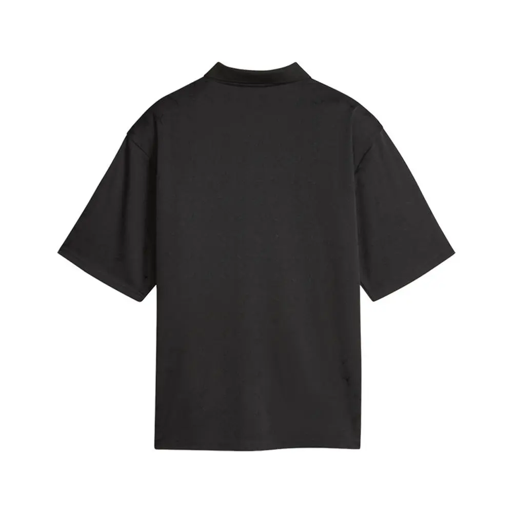 Puma clothing - PUMA  X Sinclair Collared Short Sleeve Soccer Jersey - 63758201 - Black 0