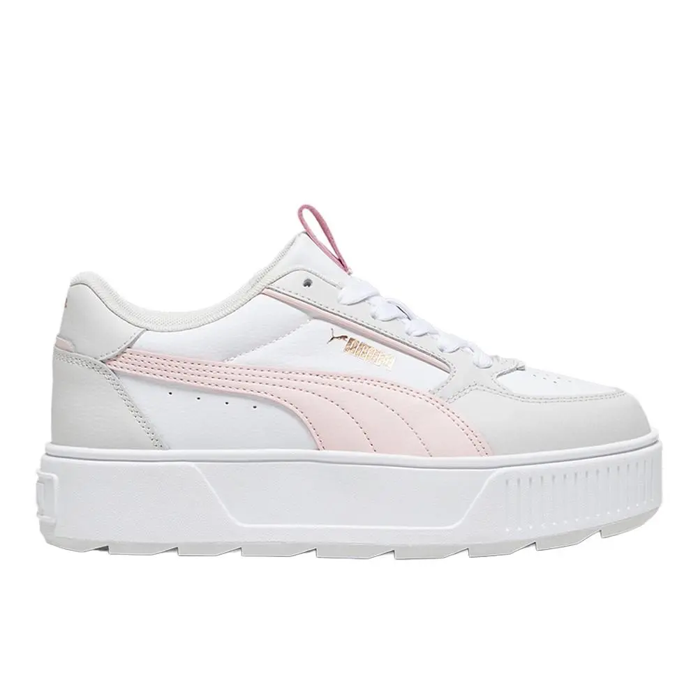 Puma Karmen Rebelle Cout Perforated Platform Womens Pink Sneakers Casual Shoes - Pink