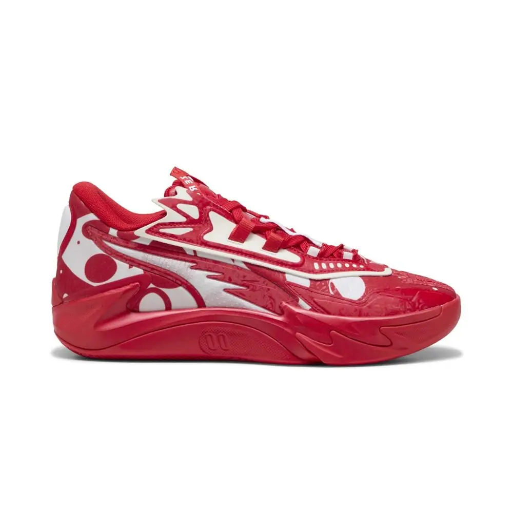 Puma Scoot Zeros Ii Basketball Mens Red Sneakers Athletic Shoes 31222303