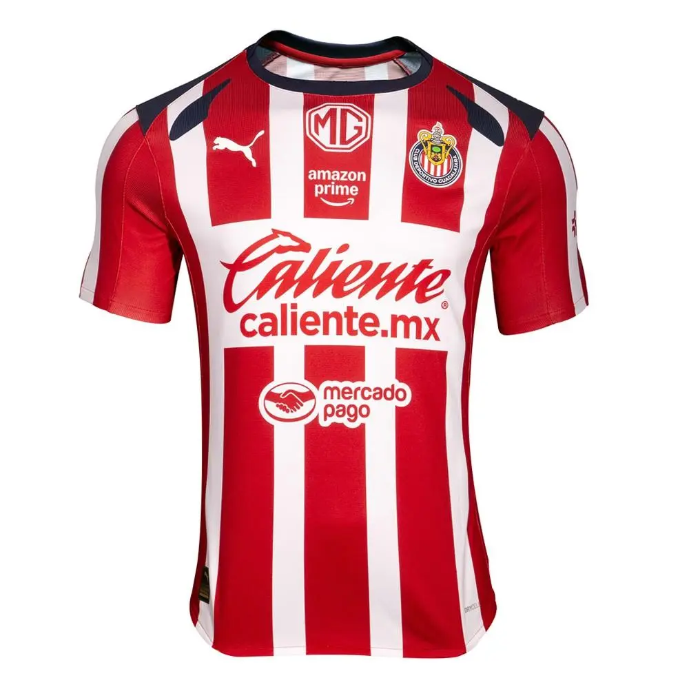 Puma Chivas 2526 Home Soccer Jersey Mens Red 71357401