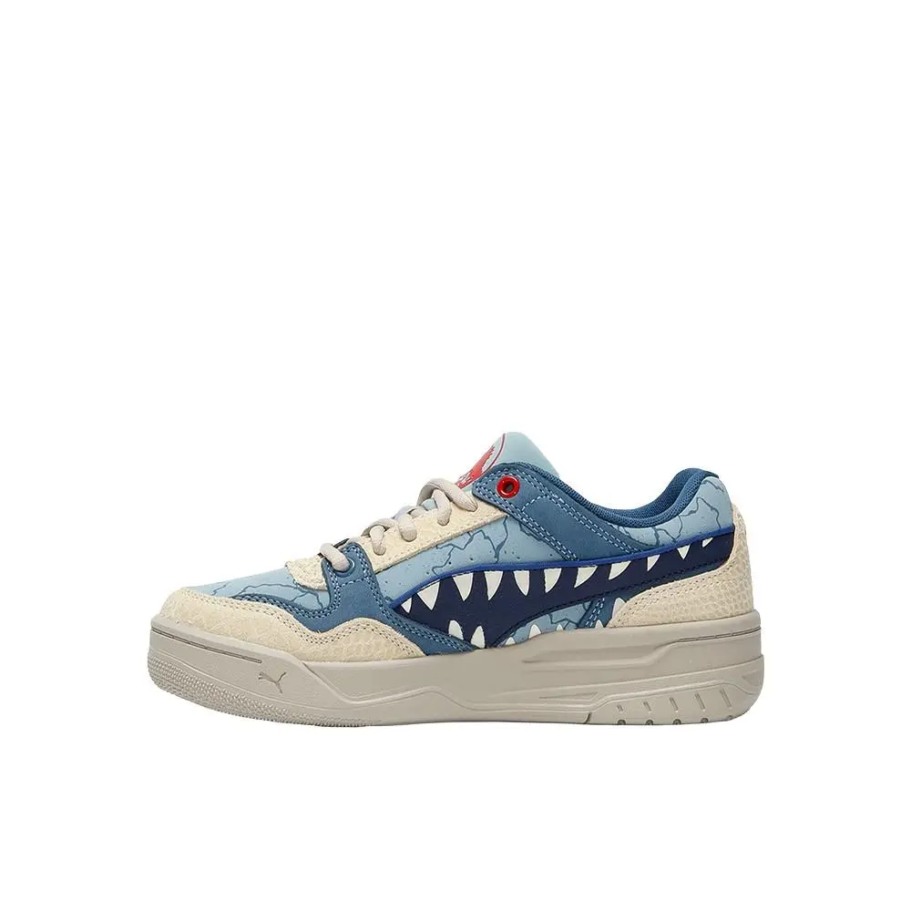 Puma shoes - PUMA  X Jurassic World Rebound Lace Up  Youth - 40601301 - Beige, Blue 1