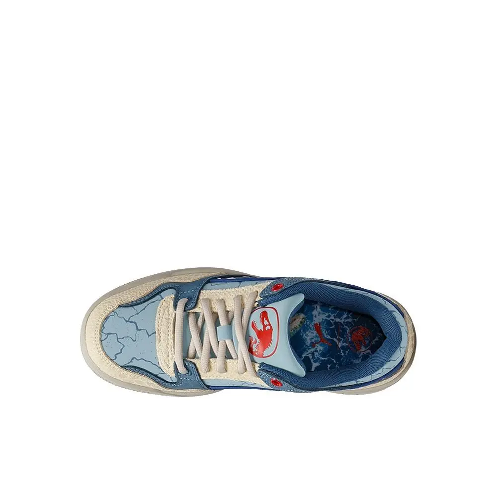 Puma shoes - PUMA  X Jurassic World Rebound Lace Up  Youth - 40601301 - Beige, Blue 2