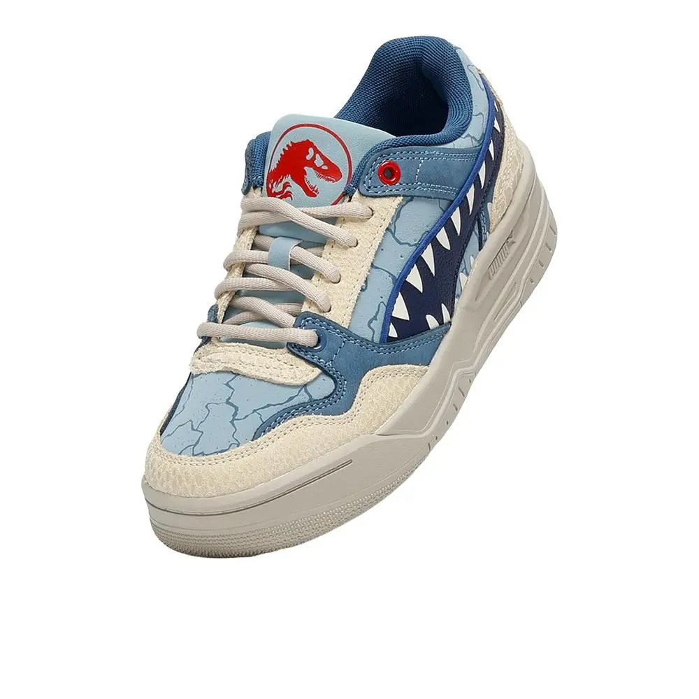 Puma shoes - PUMA  X Jurassic World Rebound Lace Up  Youth - 40601301 - Beige, Blue 4