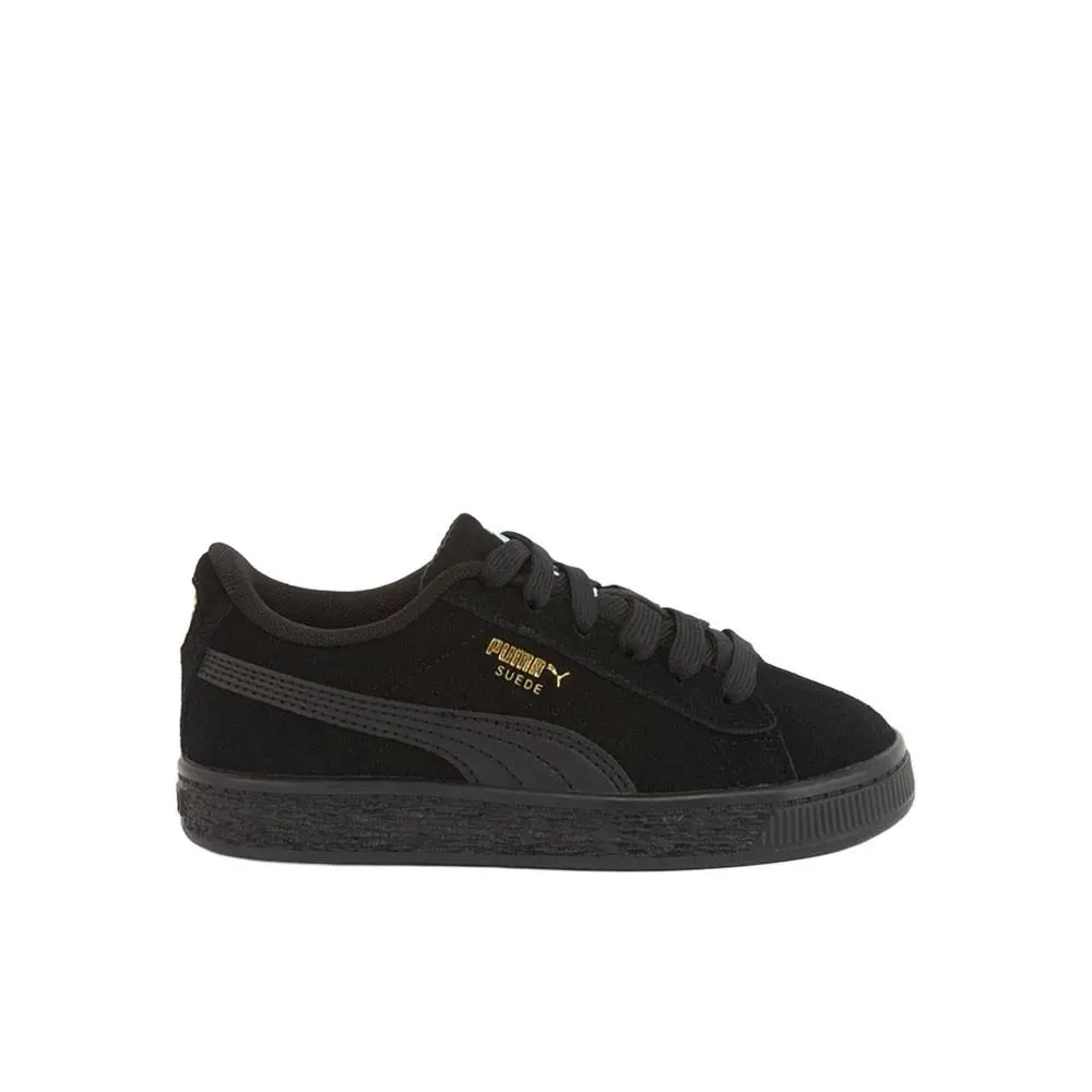 Puma Suede Classic Lace Up Youth Boys Black Sneakers Casual Shoes 39985404